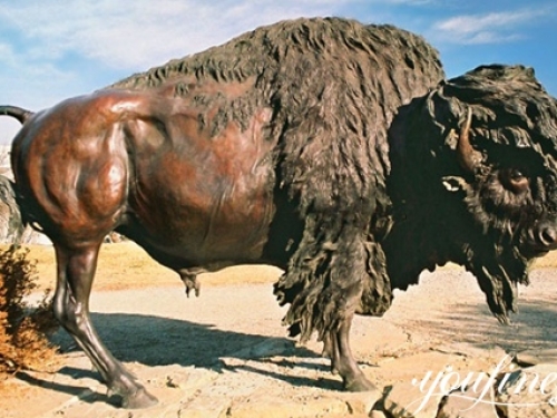 How To Get A Realistic Bronze Bison Sculpture?
